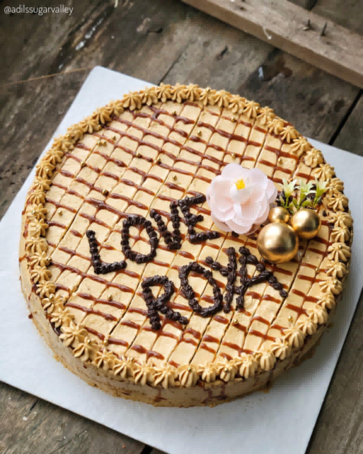 12 inch Salted Caramel Tres Leches Cake (3.2 kg)